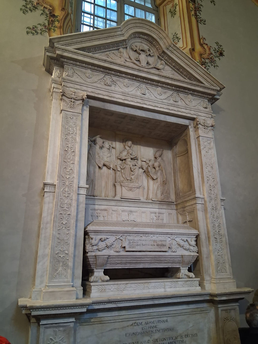 Interno Cappella Sistina Savona