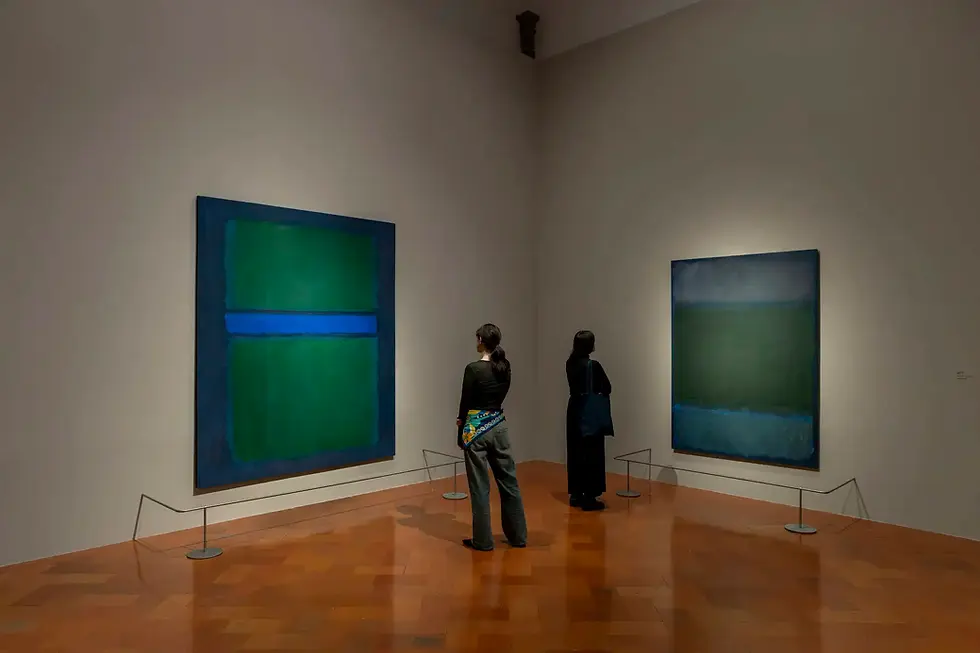Mostra Rothko a Firenze, vista allestimento