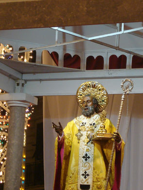 San Nicola di Bari alla festa patronale in suo onore