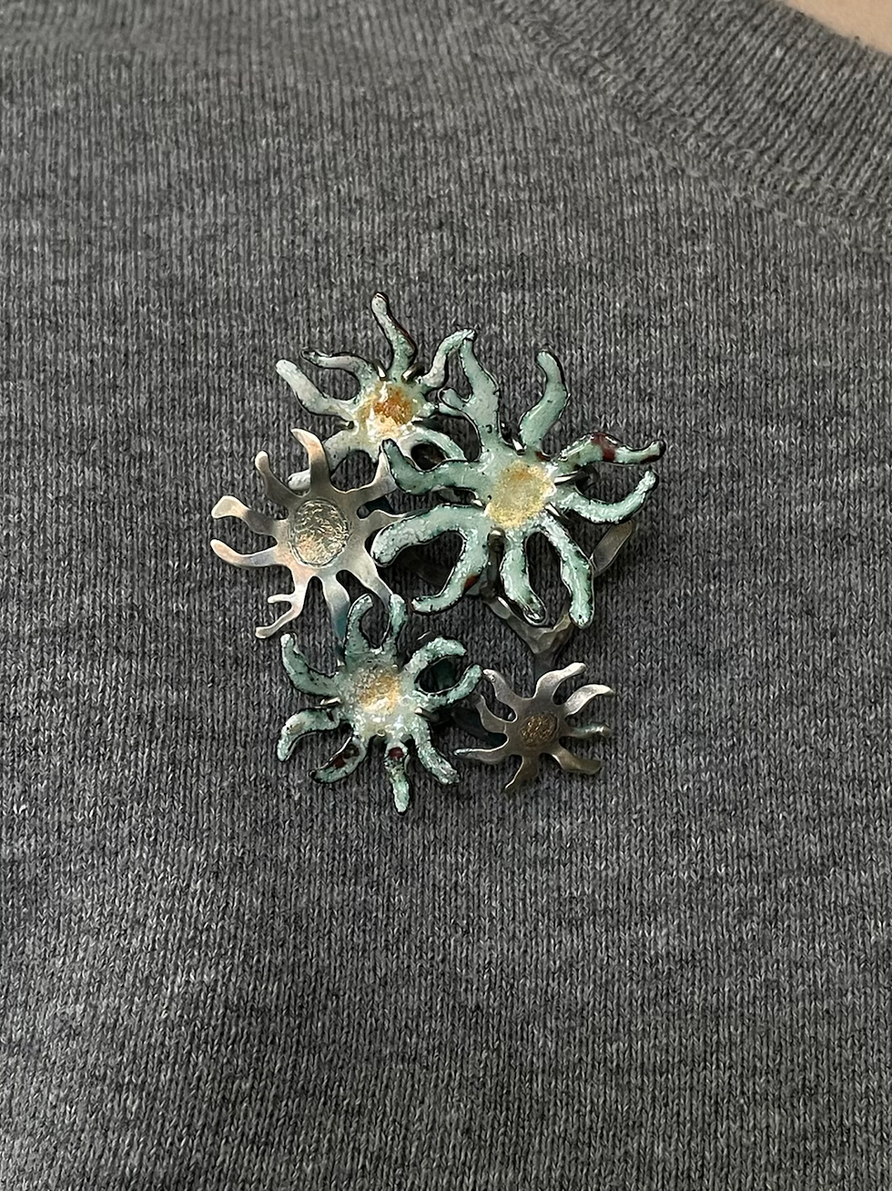 Thumbnail: Wolf Lichen Brooch