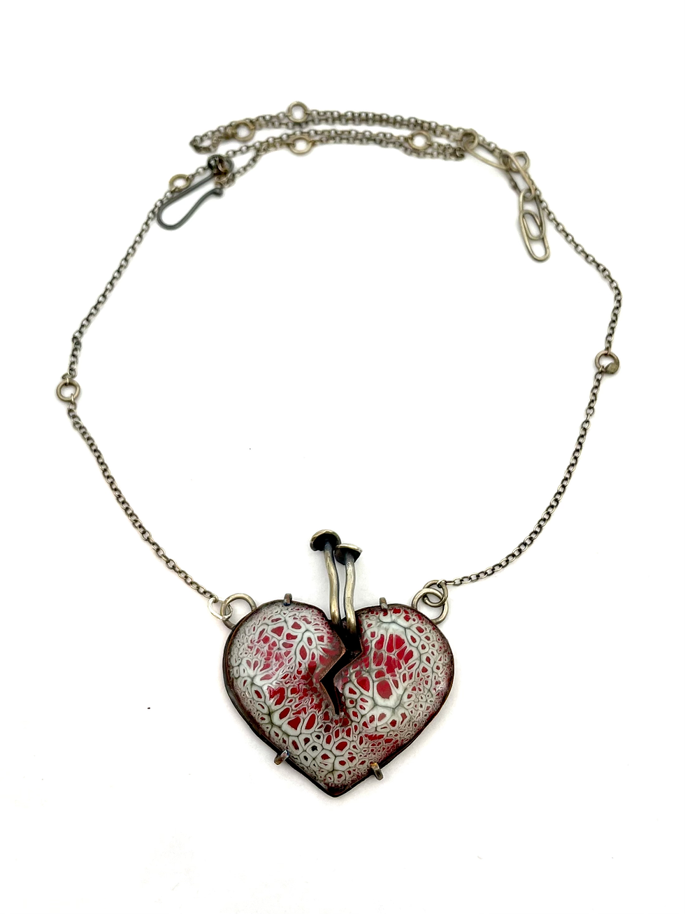 Thumbnail: Mushroom Heart Necklace