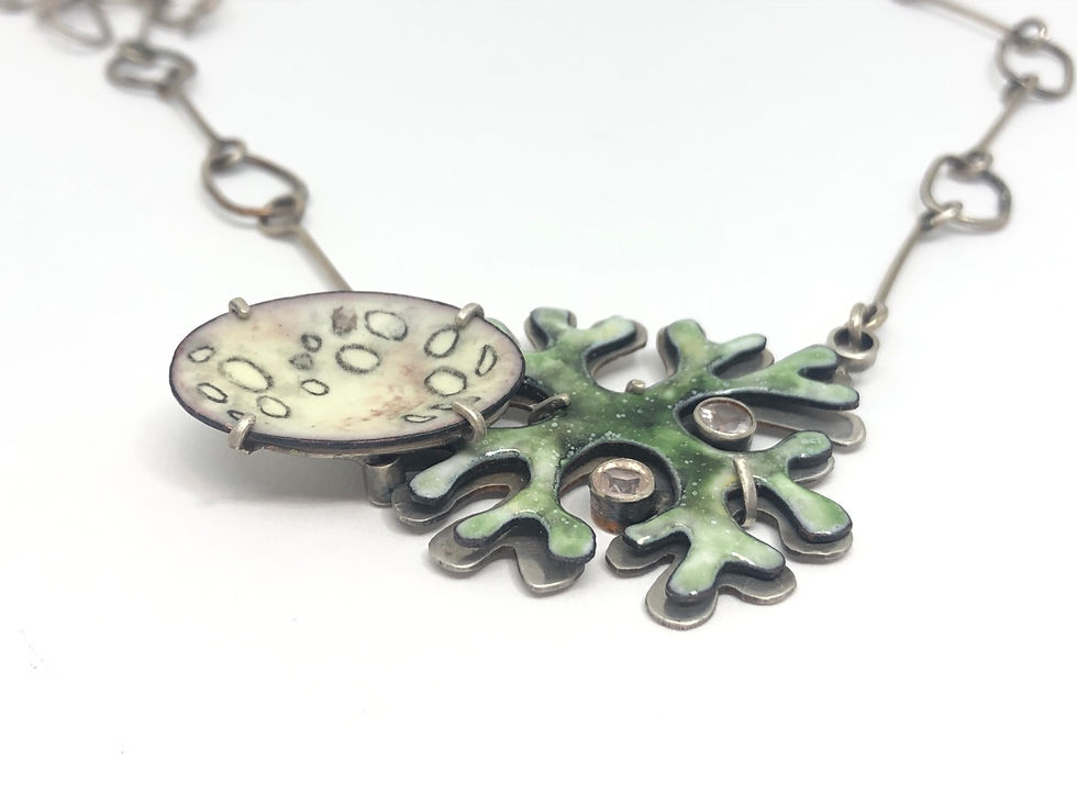 Thumbnail: Cell Enamel Necklace