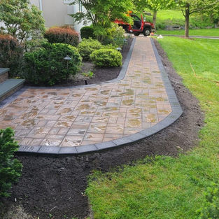 Paver walkway built by Liberty Mason Work
