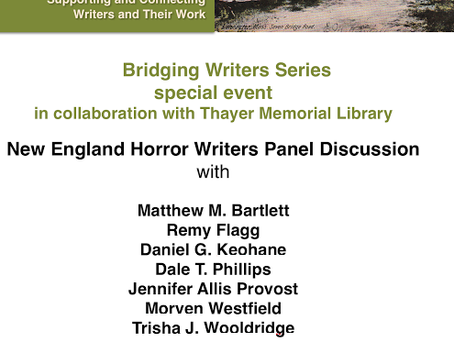 NEHW Author Panel, Q&A and Signing Next Saturday, 10/3 in Lancaster MA