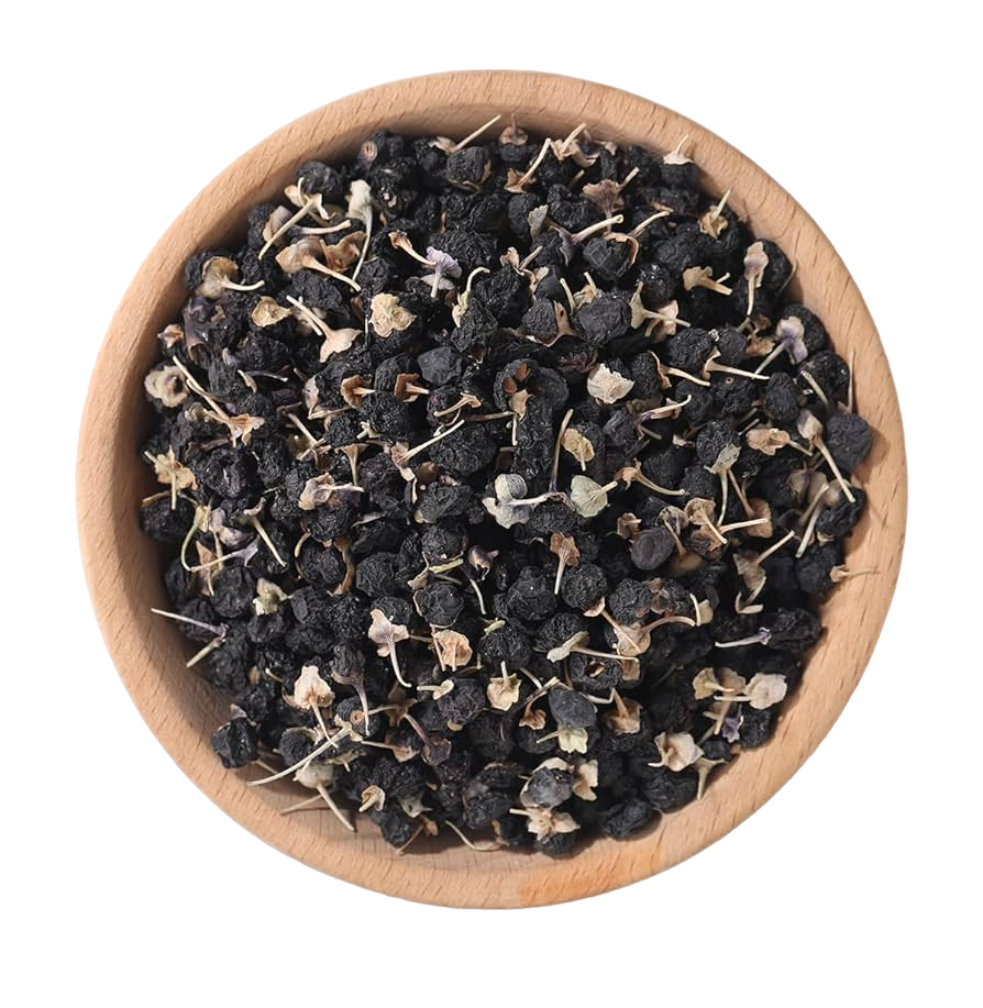 Black goji berries are nutrient-dense berries which have antioxidant properties, supporting overall health and immunity. It promotes eye health, improves circulation, and enhances vitality.