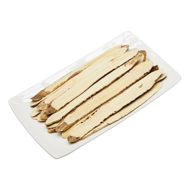 Dried Astragalus Root Slice has immune-boosting properties. It strengthens the body's defenses, increase energy levels, and support overall vitality. It is often used to support cardiovascular health, improve digestion, and promote longevity.
