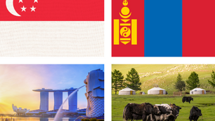 Singapore to Mongolia