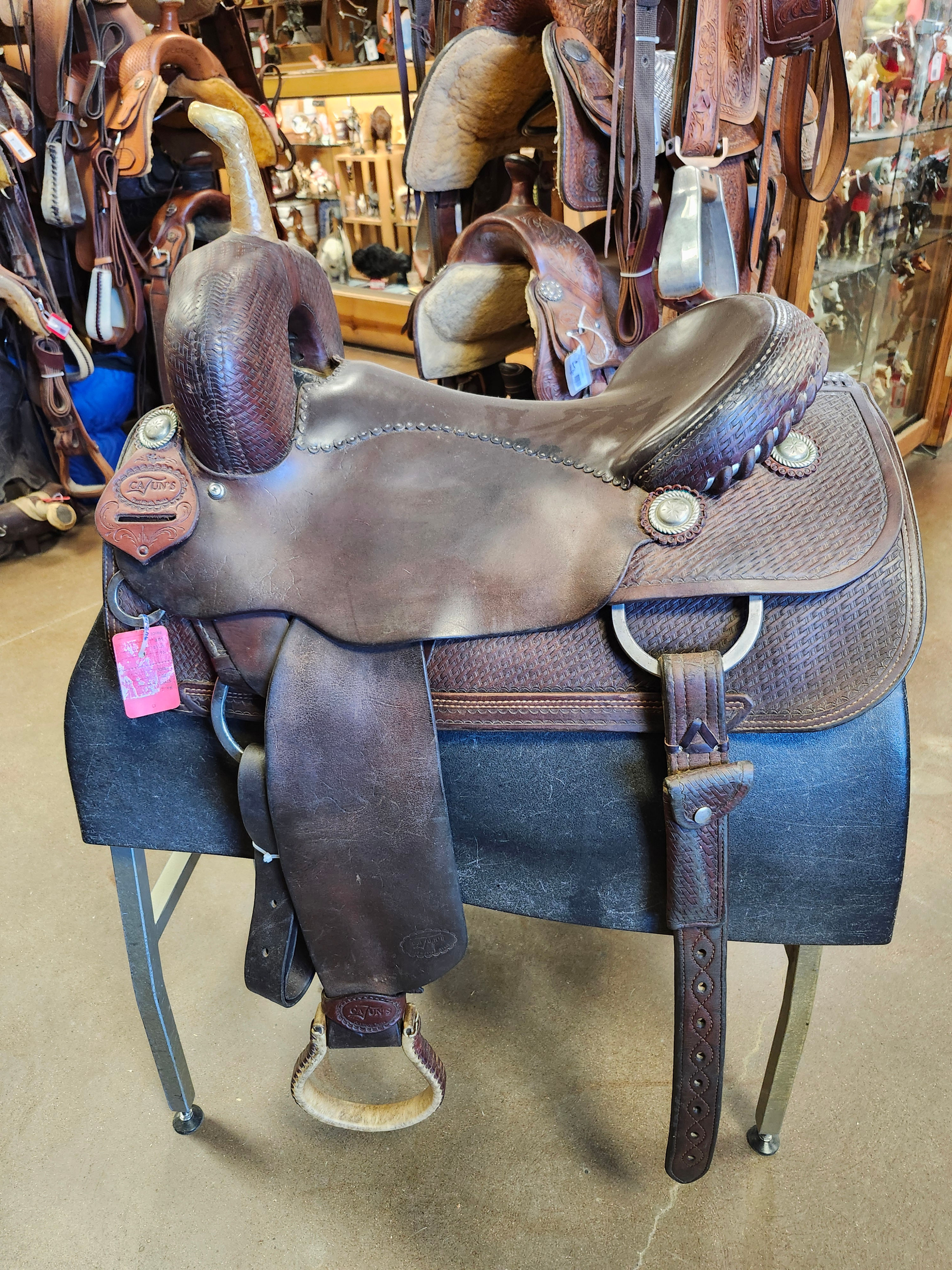 Used Cajuas Reinner Saddle - 17"