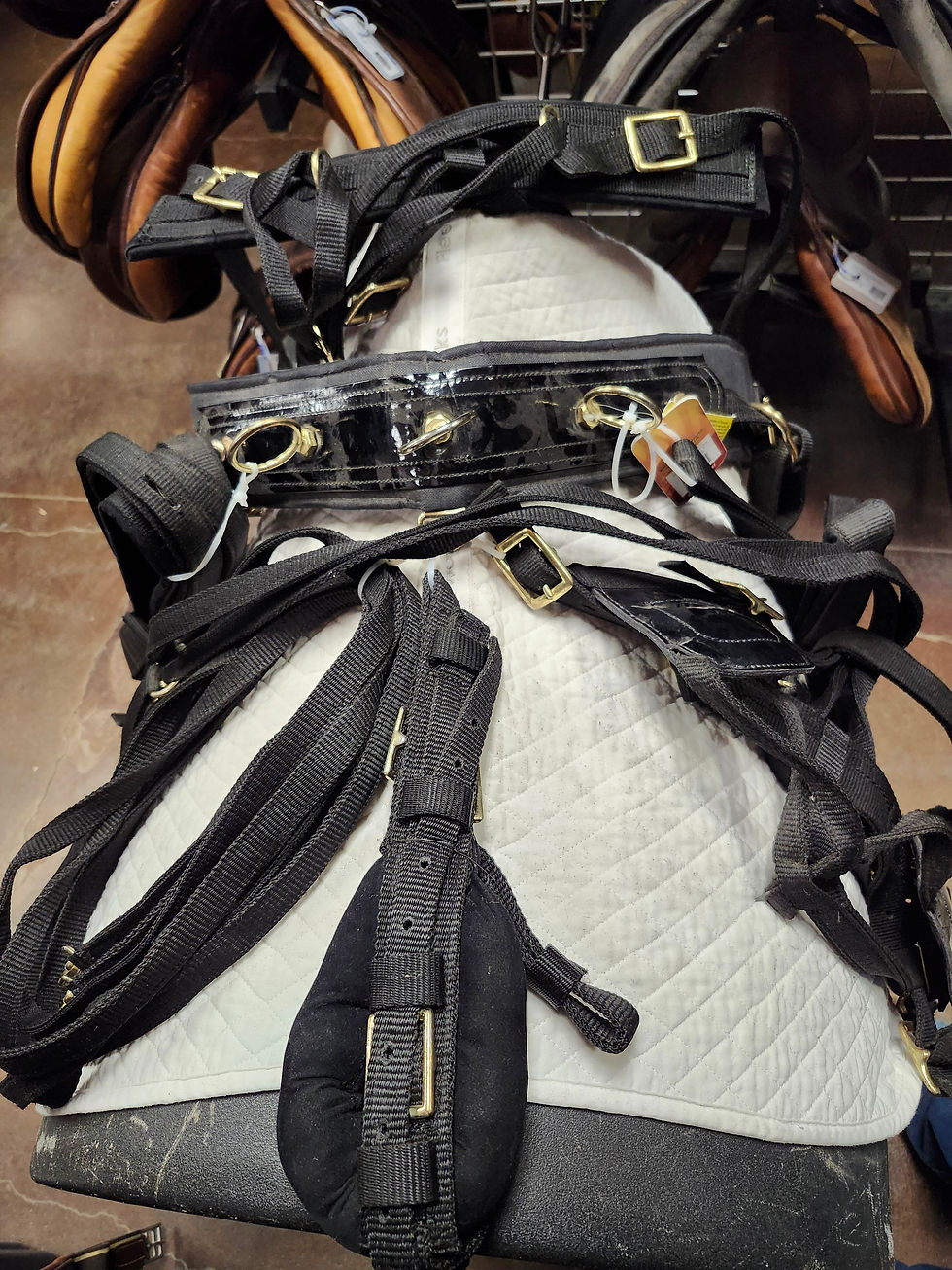 Thumbnail: Nylon Samson Deluxe Harness - Horse/Full
