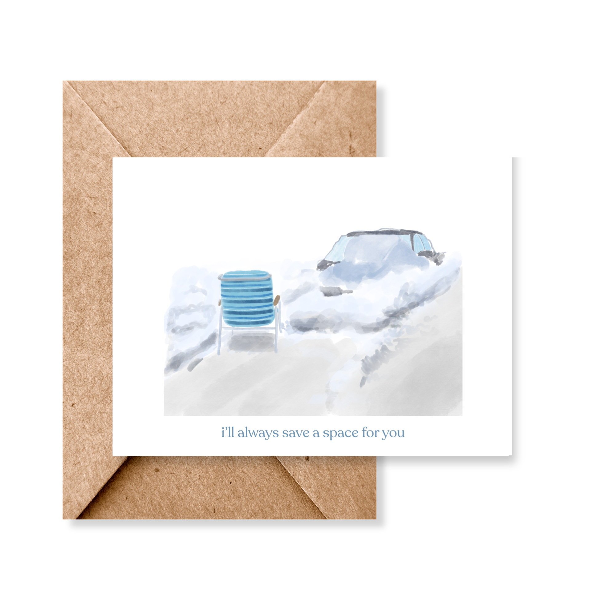 Space Saver Greeting Card