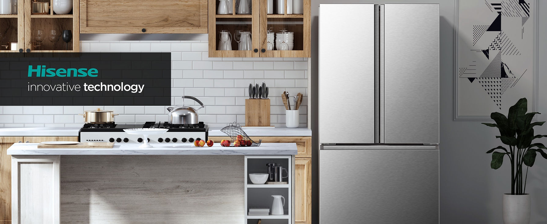Hisense 26.6 cu. ft. French Door Refrigerator