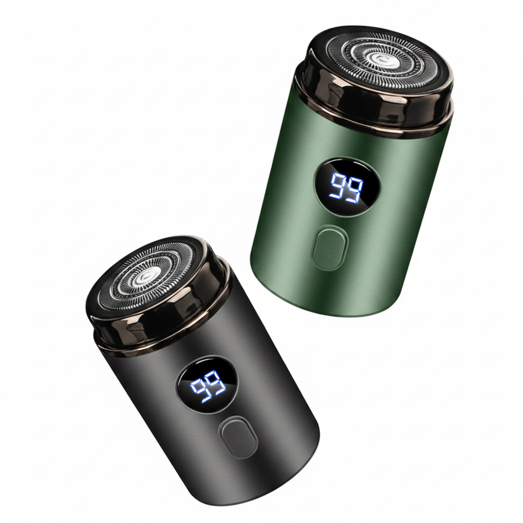 SharpGlide Mini Portable Electric Shaver | Compact |Precision Blades USB