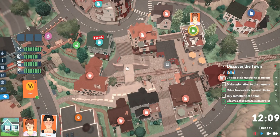 Open world neighborhood in Paralives