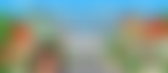 Pixel-art woman in suburban street with text: NEW HOME. NEW ROUTINES. NEW SIDE QUESTS. Bubble says A LITTLE LIFE UPDATE.