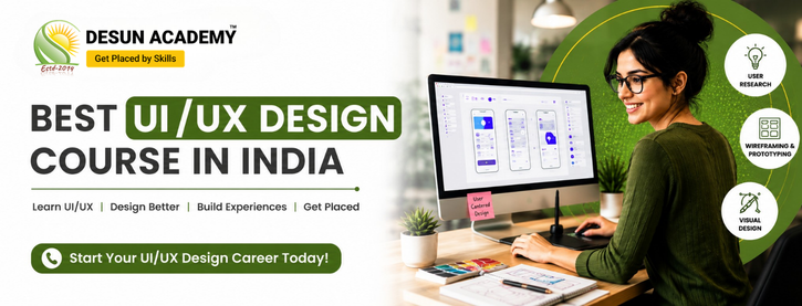 best UI UX design course in India