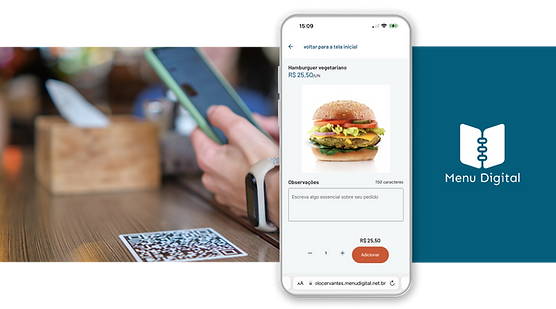Menu digital qrcode