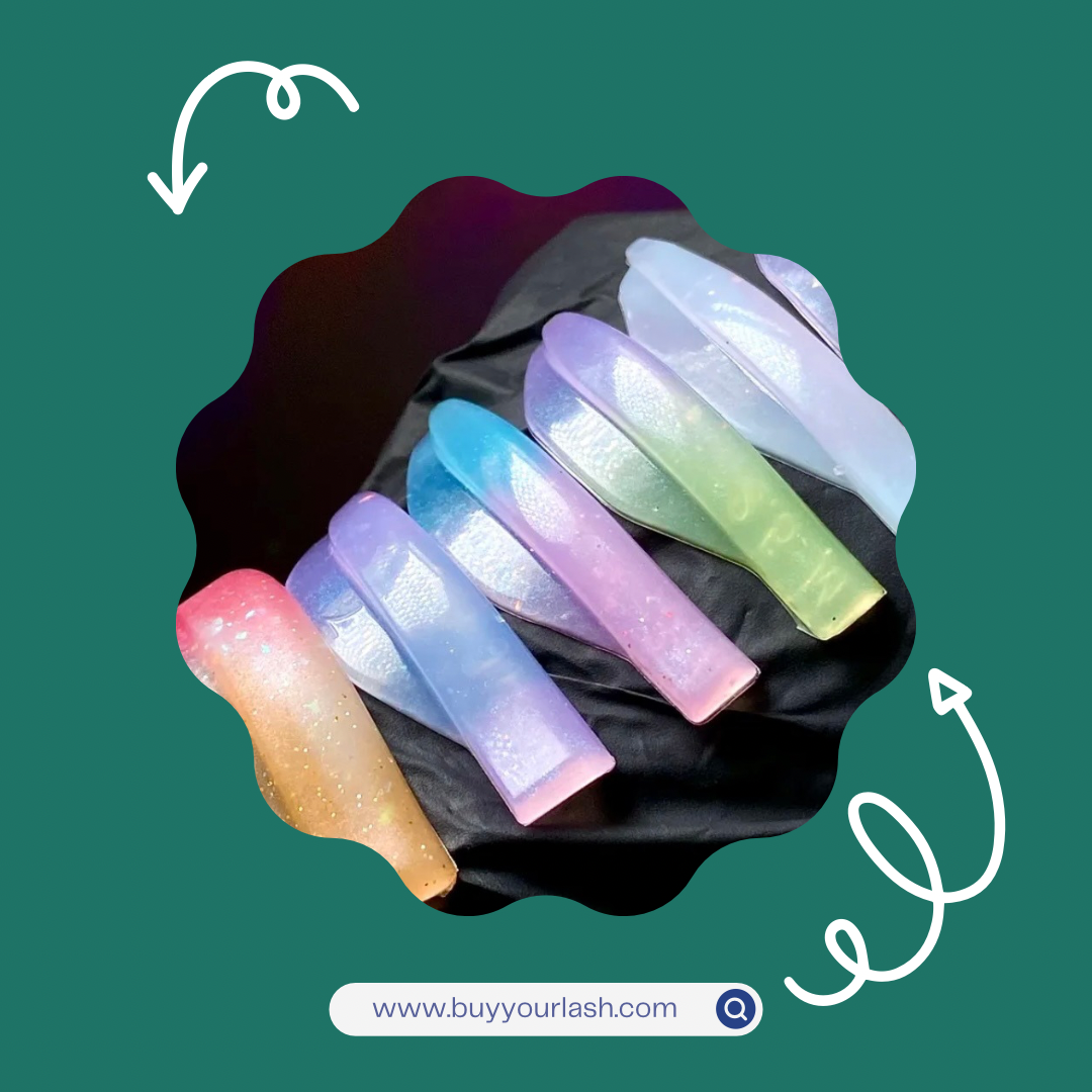 Set of 8 Slicone curlers with “L”effect