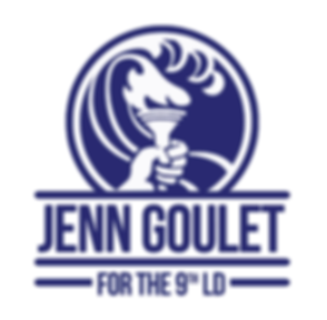 Jenn Goulet for the 9th LD Logo Square