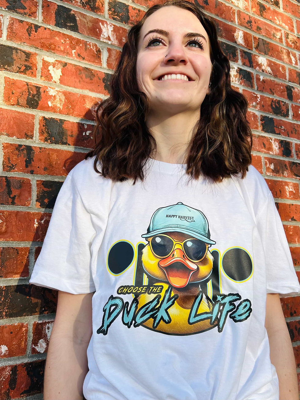 Thumbnail: A White Graphic Tee designed for Jeep girls who live ducking Jeeps.