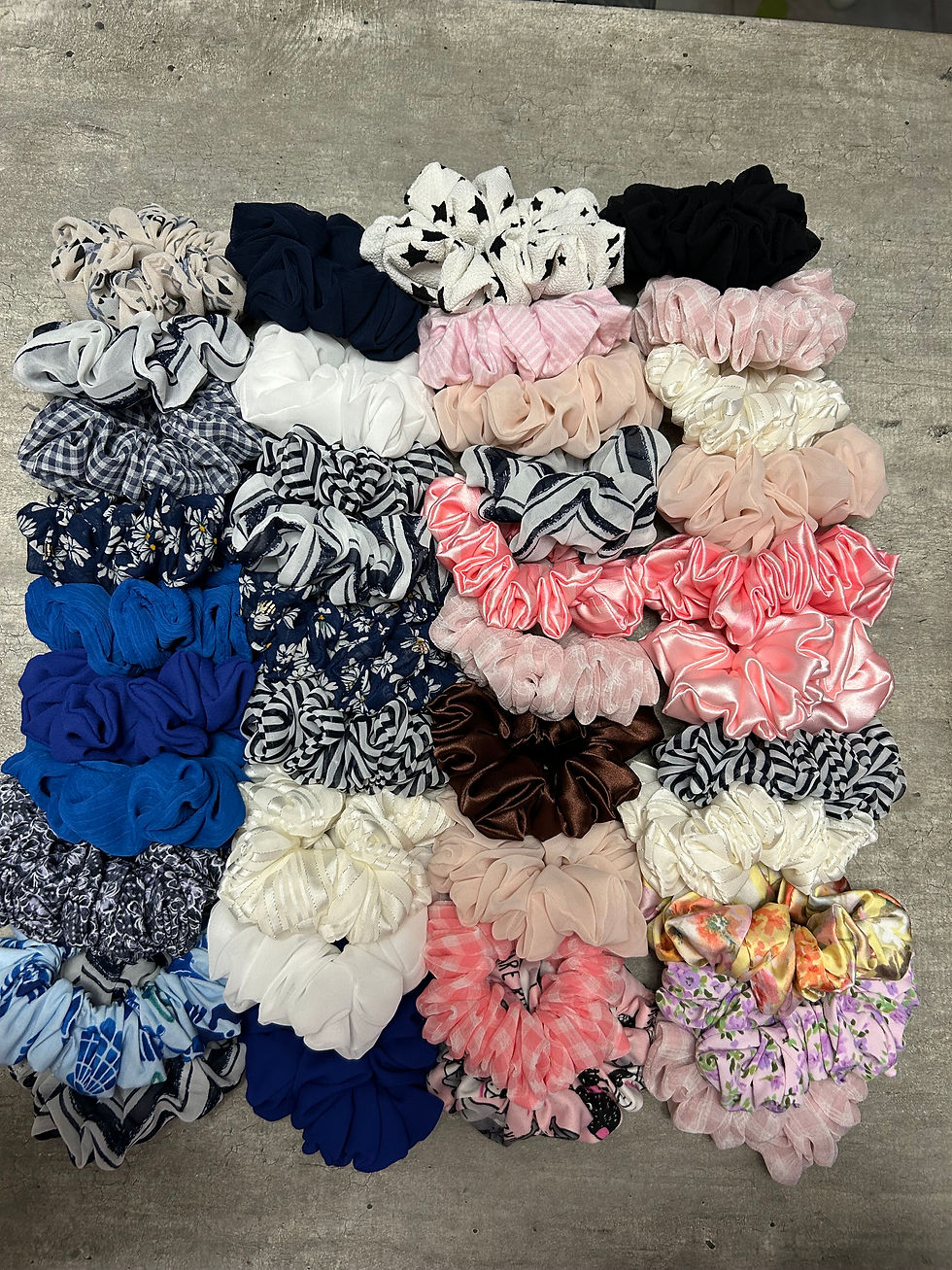Miniature : Paquet surprise de 5 scrunchies
