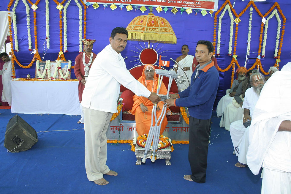 ramanandacharyaji's Social work