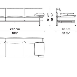 Minotti, B&B Italia, Cassina, Flexform, Poltrona Frau, Altagamma, купить, Москва, Diesis, диван,