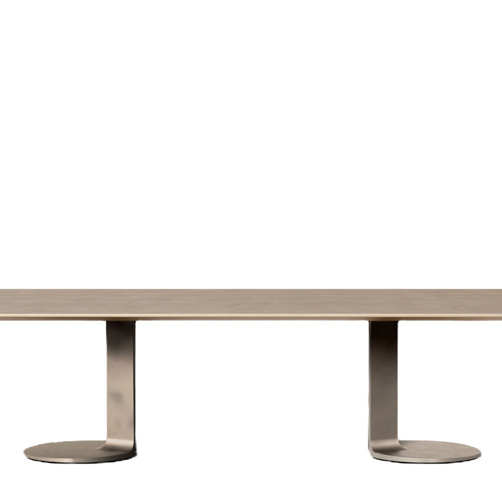 Минималистичный металлический стол дизайна Тобиа Скарпа TL59 от Cassina купить в наличии в Москве в Altagamma