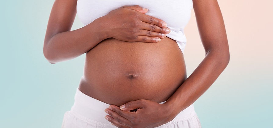 Pregnant mom belly