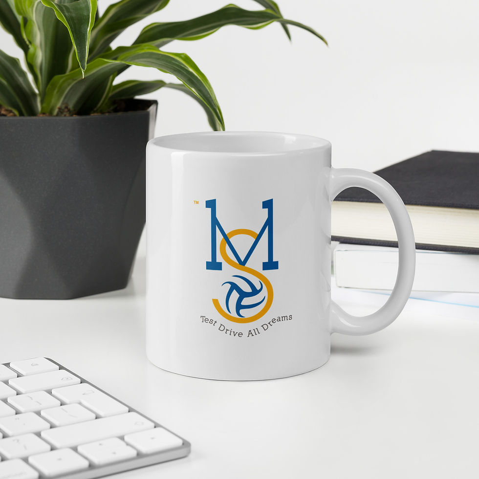 Thumbnail: 'Mari UCLA' White glossy mug