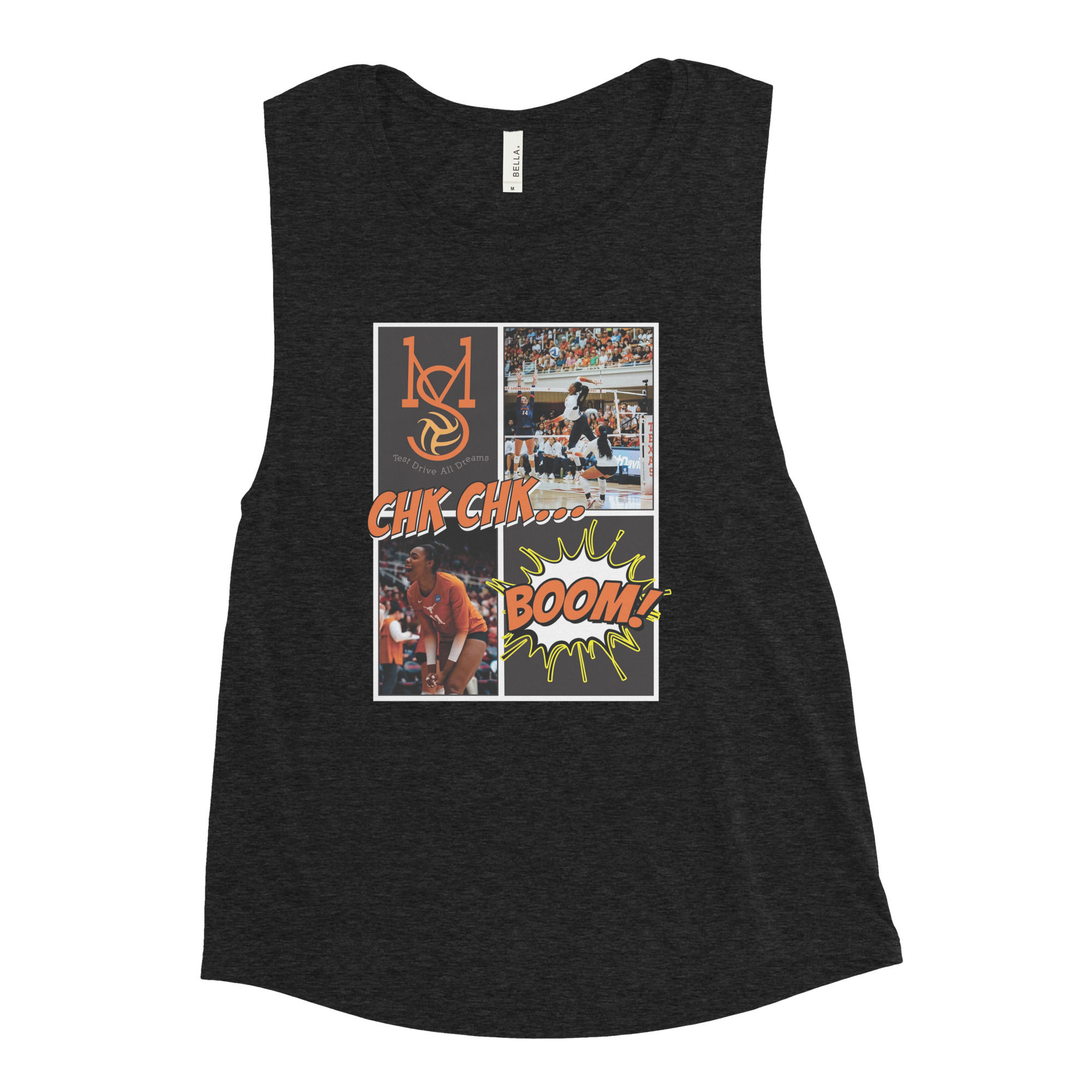 'CHK CHK Boom' Ladies’ Muscle Tank