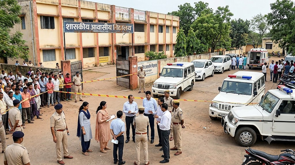 आवासीय विद्यालय के कमरे में 12वीं की छात्रा का मिला शव, इलाके में फैली सनसनी...