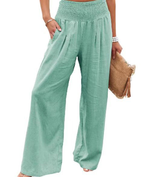 Thumbnail: Sienna Breeze Wide-Leg Trousers