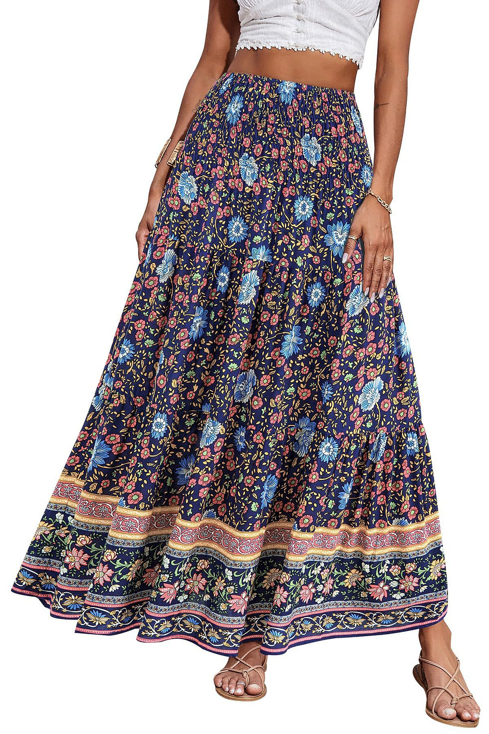 Thumbnail: The Verona Bohemian Maxi Skirt