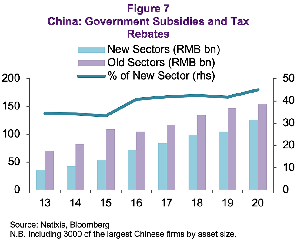 China: Government Subsidies and tax Rebates