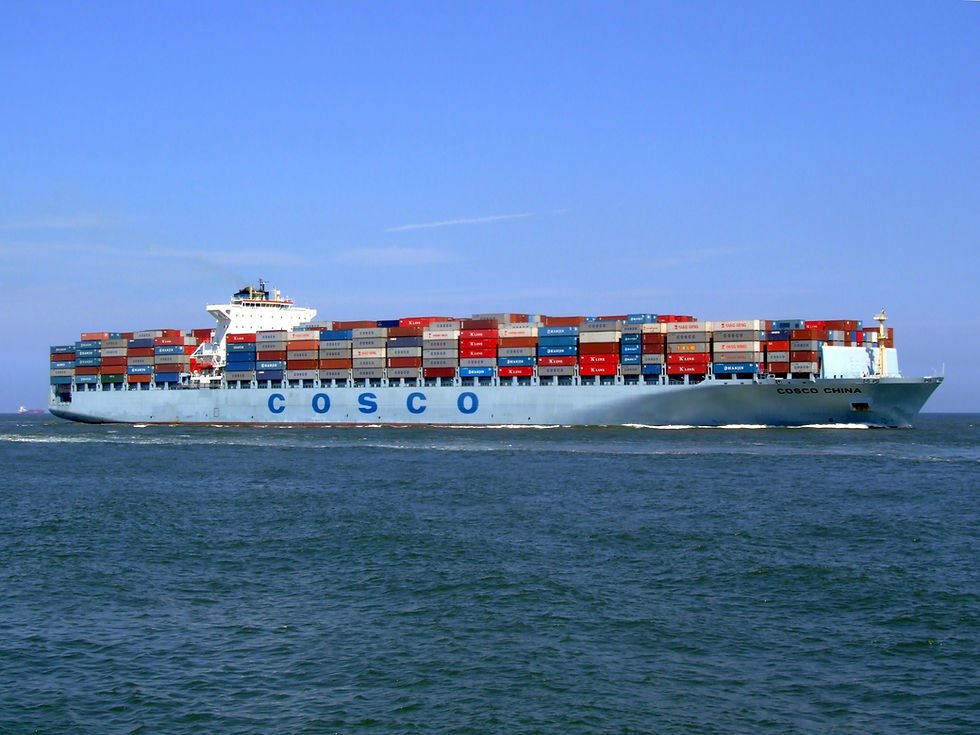 Cosco ship
