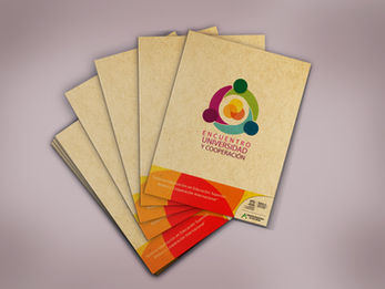 Material POP Carpetas ecológicas para memórias eventos | CIENTOVEINTE Agencia Creativa de Branding y Packaging