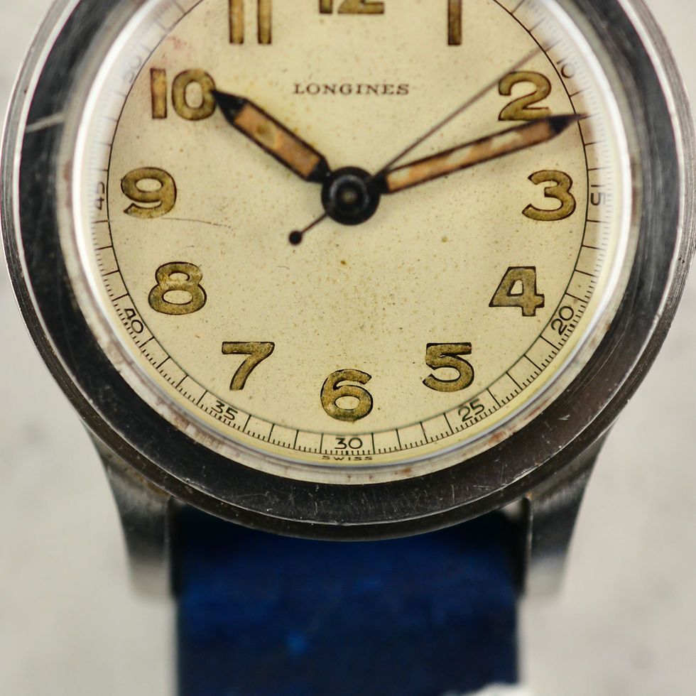 Thumbnail: Longines Military "Tre-Tacche", ref. 21979 in steel