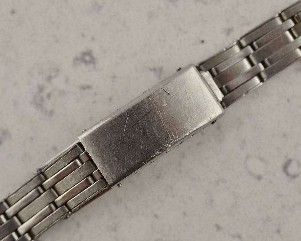 Thumbnail: Gay Freres expandable rivet bracelet for Rolex / Patek watches in steel