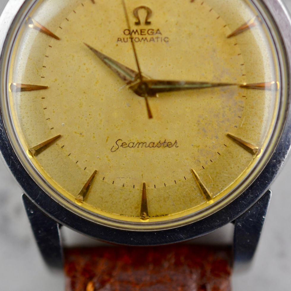 Thumbnail: Omega Seamaster Automatic, Tropical dial, ref. 2846/2848-9 SC, in steel