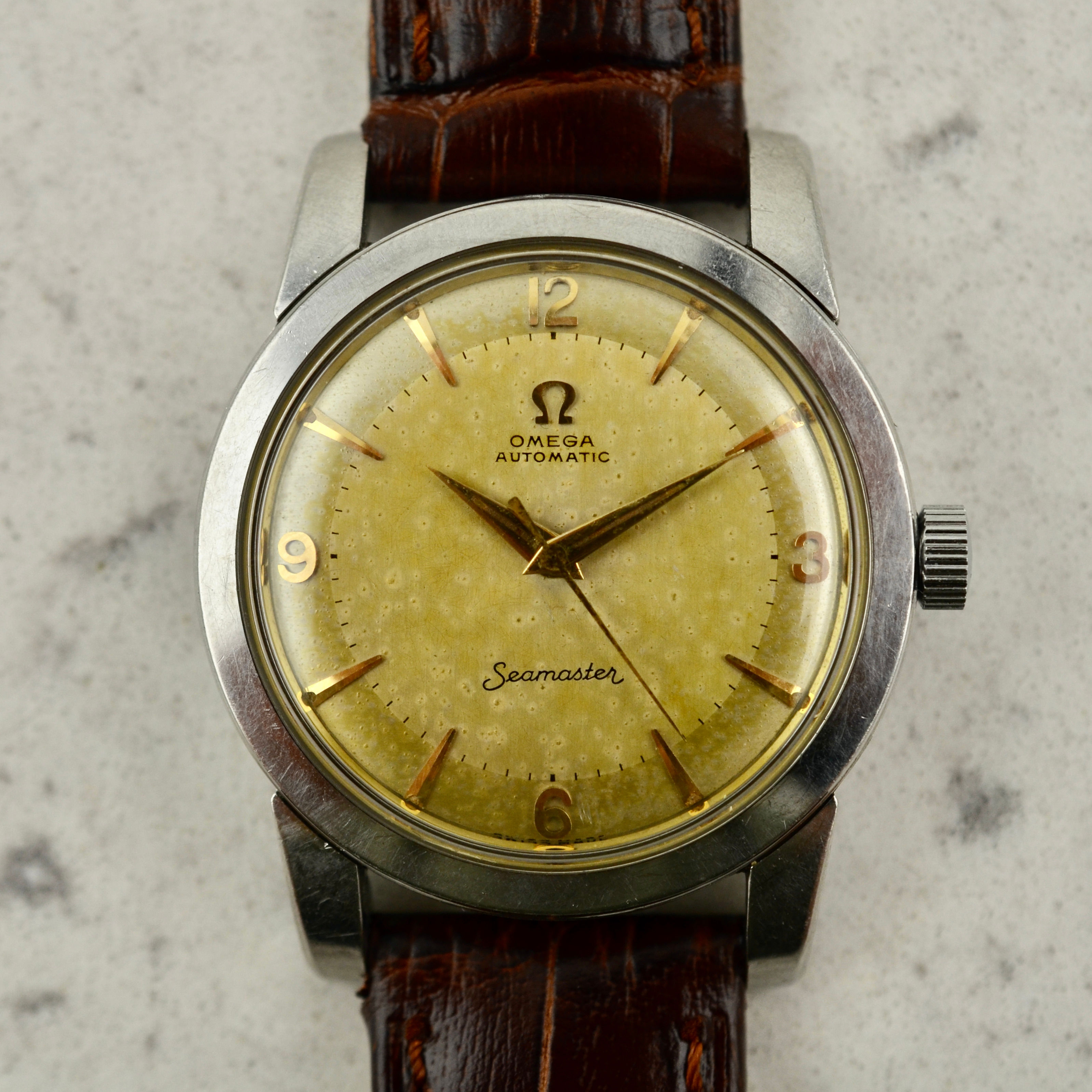 Omega Seamaster Automatic, tropical dial, ref. 2767-3 SC, in steel