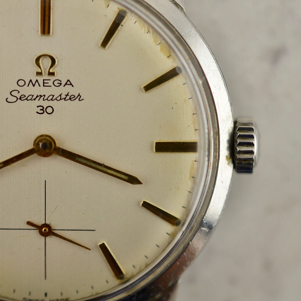 Thumbnail: Omega Seamaster 30, ref. 125.003-62, ribbon dial, in stainless steel