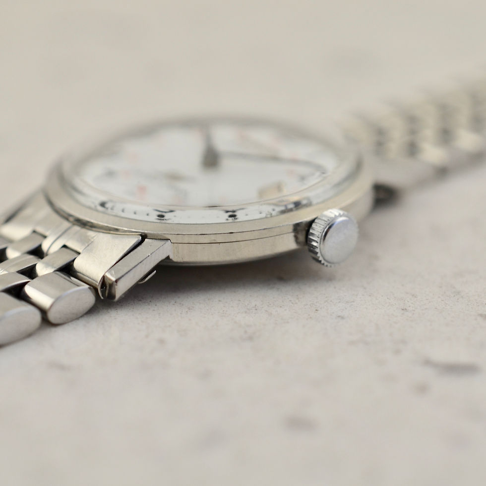 Thumbnail: Longines Ultra-Chron Automatic Railroad dial, in stainless steel