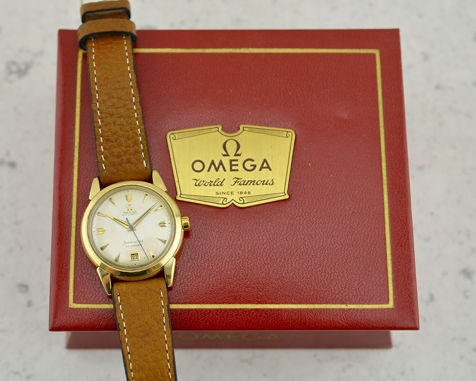 Thumbnail: Omega Seamaster Calendar 2627SC in 14k gold