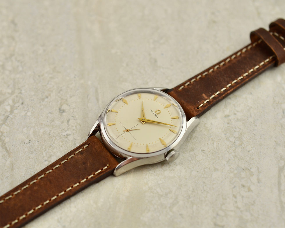 Thumbnail: Omega Calatrava Jumbo, ref. 2791-1 in steel w/box
