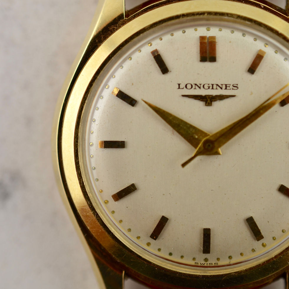 Thumbnail: Longines Calatrava, ref. 6515-2 in 14k yellow gold