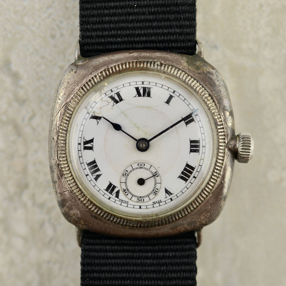 Thumbnail: Rolex Oyster Prima, enamel dial, in sterling silver