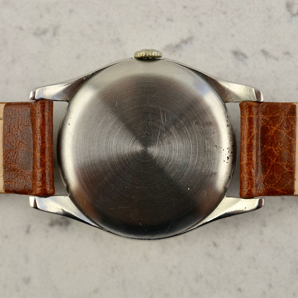 Thumbnail: Omega oversize Calatrava, ref. 2503-1, cal. 30T2 in steel
