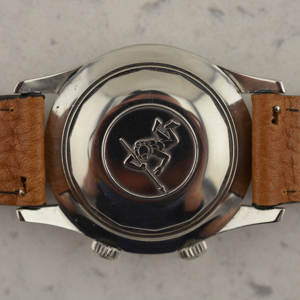 Thumbnail: Longines Super-Compressor ref. 7042-2, in stainless steel - full set