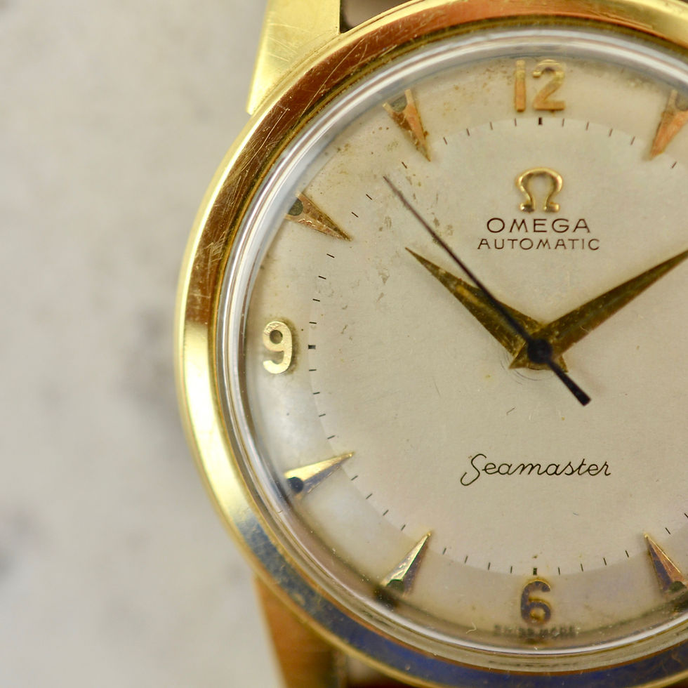 Thumbnail: Omega Automatic Seamaster, ref. 2577 in 14k yellow gold