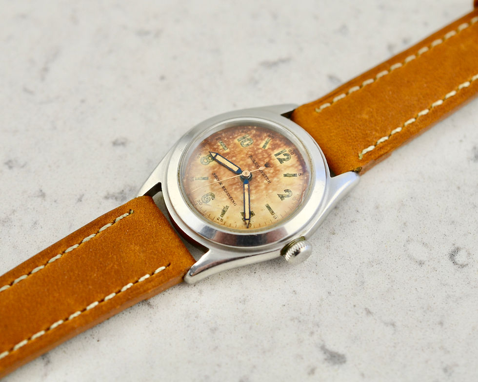 Thumbnail: Rolex Oyster, tropical dial, ref. 4361 in steel